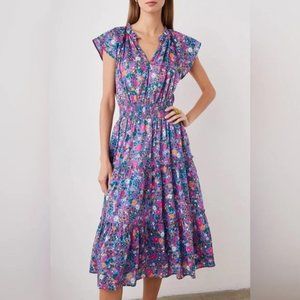 NWT Rails Amellia Midi Dress Leilani Floral - XS